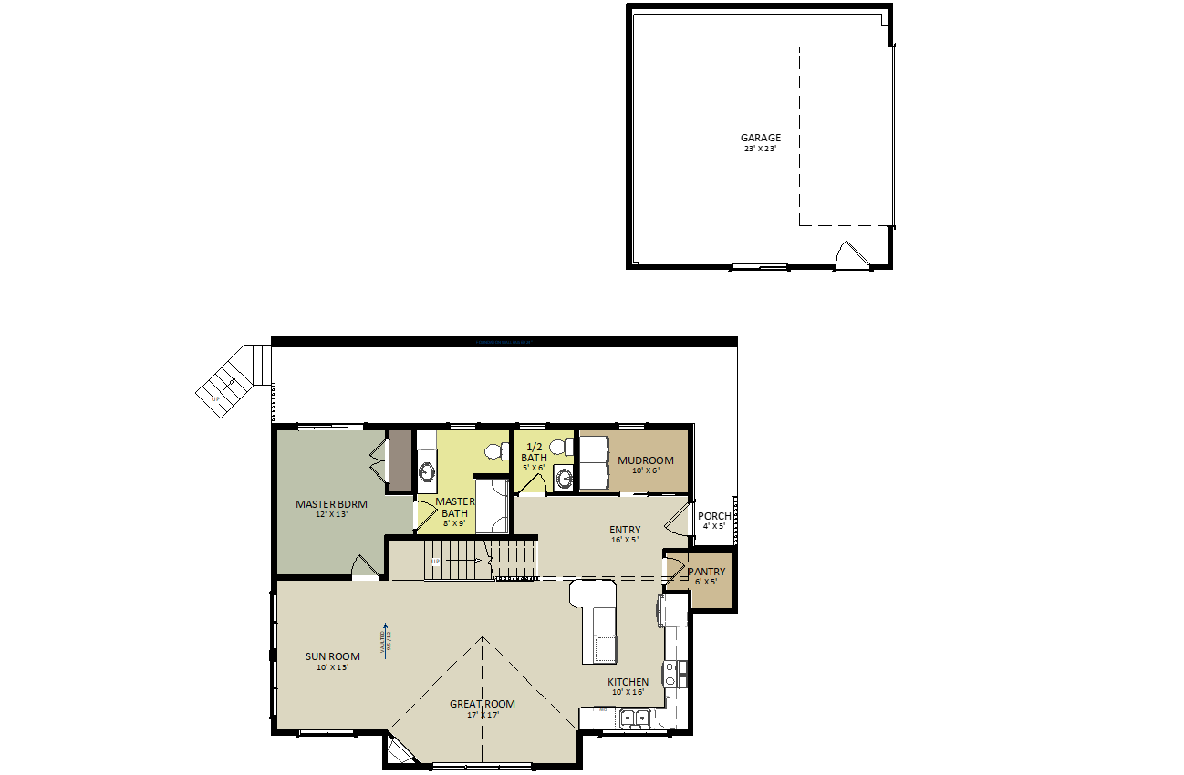 Phlox First Floor Floor Plan